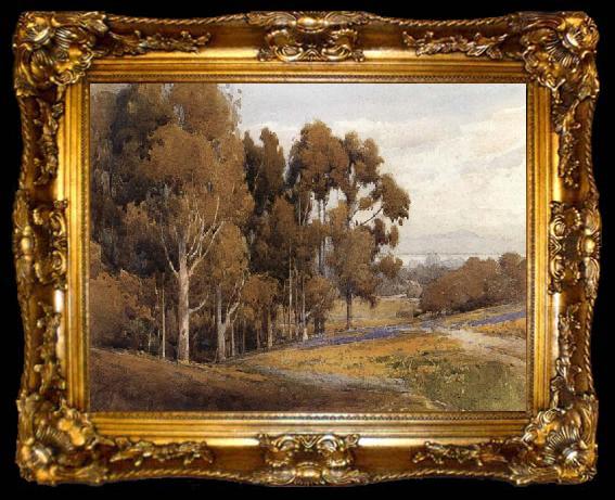 framed  unknow artist A Grove of Eucalyptus in Spring, ta009-2
